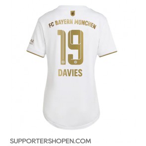 Bayern Munich Alphonso Davies #19 Borta Matchtröja Dam 2022-23 Kortärmad
